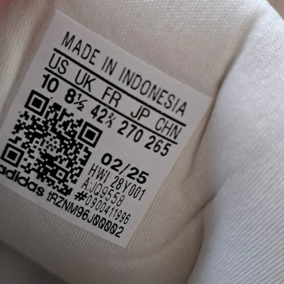 Adidas Galaxy 7 Running Shoe - Color: White/Putty Mauve - Size: Women 10 Wide - Picture 9 of 11